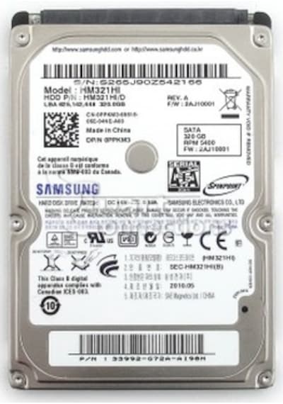 Samsung HM321HI 320 GB SATA HDD