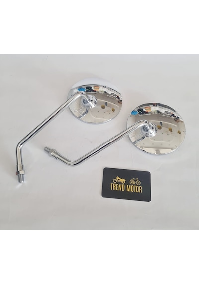 Yuvarlak Nikel Ayna 10mm Düz Diş - Cg Modifiye Motosiklet