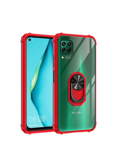 Huawei P40 Lite Kilif Seffaf Sararmaz Yüzüklü Mola Kapak 389837166