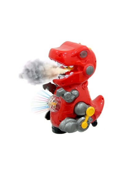 Birlik Pilli Işıklı Duman Püskürten Robot Trex