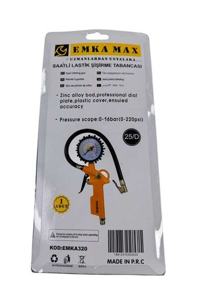 Emka Max Saatli Lastik Şişirme Tabancası