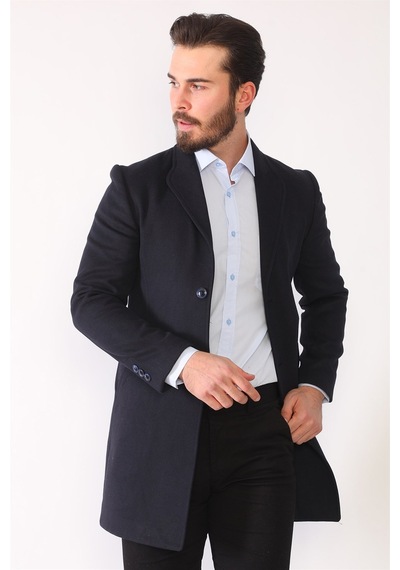 Plt8398 Dewberry Erkek Palto-lacivert Lacivert