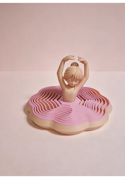 Süpriz Renk Küçük Balerin Fidget Oyuncak, Spiral Fidget - Renk Değişebilir