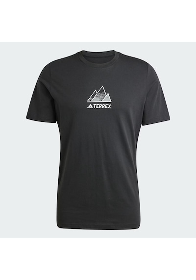 Adidas Terrex Outdoor Athlete Graphic Erkek Tişört C-adıjm6389e50a00 Siyah