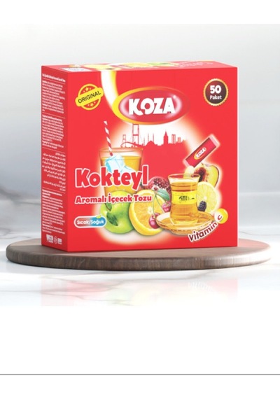 Koza Tek İçimlik Kokteyl Aromalı Toz İçecek 50'li 100 G