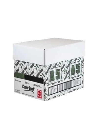 Copier Bond A5 Fotokopi Kağıdı 5 Paket X 1000 Sayfa Toplam 5000 Sayfa Genel
