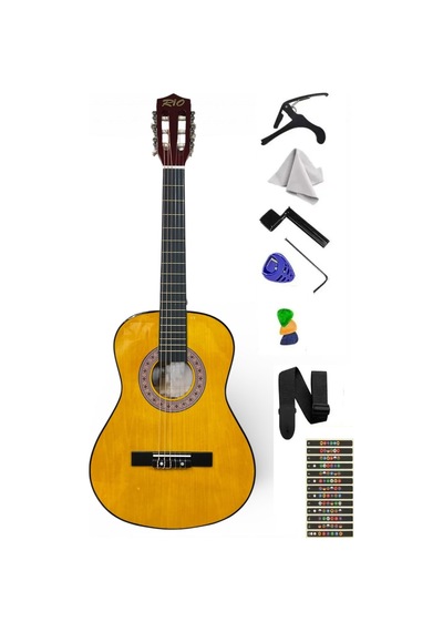 3/4 7 14 Yaş İçin Klasik Gitar Seti