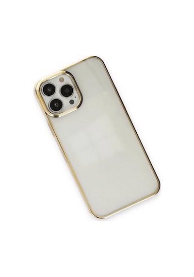 Apple İphone 14 Pro Kılıf Element Silikon - Gold Çok Renkli