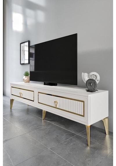 150 CM TREND MDF MEBRAN KAPAK EKRU GOLD