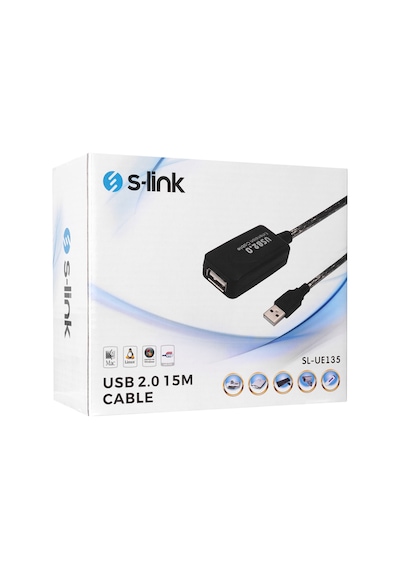 S-lınk Sl-ue135, Güçlendirilmiş Usb Uzatma Kablosu 15 Metre Diğer