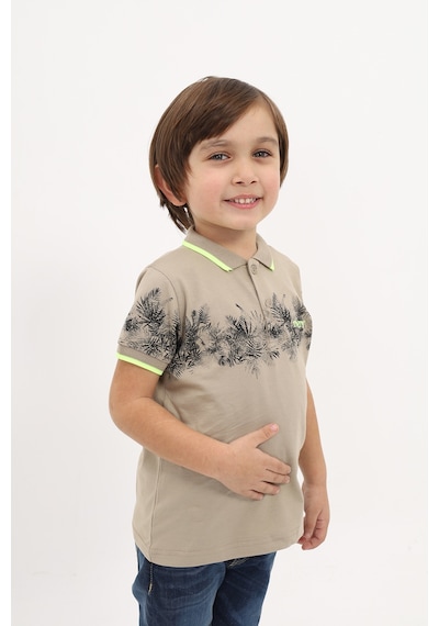 Toontoy Kids Toontoy Erkek Çocuk Baskılı Tişört Yeşil