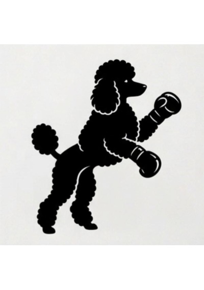 Köpek Boks Sticker Model 2. 20x20