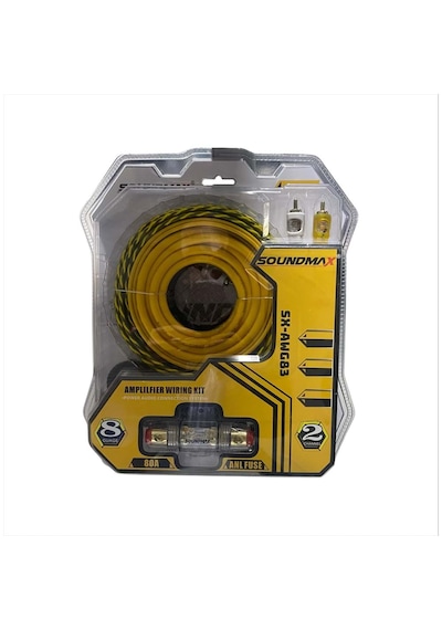 Soundmax Sx-awg83 8ga Oto Anfi Kablo Seti
