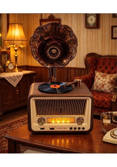 Everton Rt-608 Bluetooth Fm-usb-tf-aux Şarjlı Nostaljik Radyo
