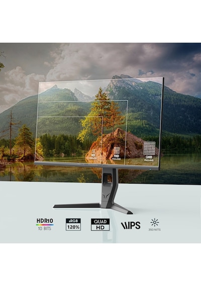 Thomson M27QG5Y14 27" 0,1 Ms Qhd 180 Hz Adaptive 2560 x 1440 Gaming Monitör