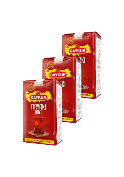 Tiryaki Dökme Çay 500 Gr. Üçlü Paket