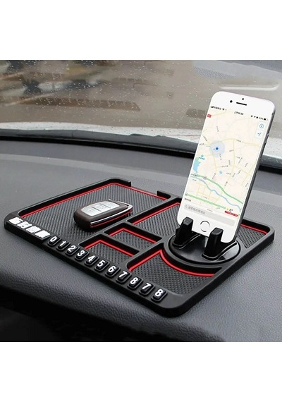 Çok Fonksiyonlu Araç Içi Torpido Kaydırmaz Telefon Tutucu Aparat