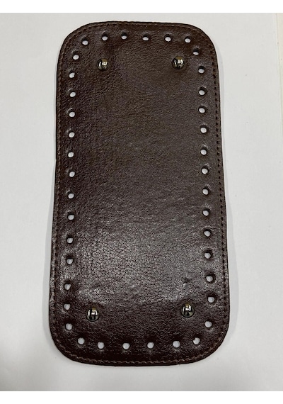 Karantuhafiye Çanta Tabanı / Büyük Boy / 12x25 Cm Kahve Kahve Kahverengi