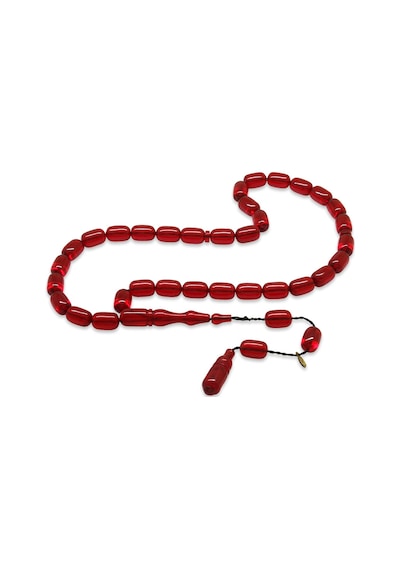 Tesbihname Katalin Tesbih - Sistemli - Usta İşçilikli - Özel Kutulu - Kırmızı Renk - Kapsül Kesim 99571826