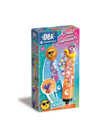 18130 Idea Clemetoni - Fosforlu Kalem Tasarım Seti - Çılgın Yaz