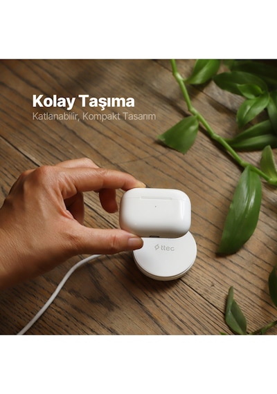 Ttec AirCharger M + MagSafe Uyumlu Kablosuz Hızlı Şarj Aleti