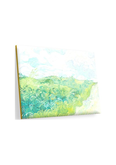 Cakasepetim Yeşil Buğday Tarlaları Vincent Van Gogh Ahşap Mdf Tablo