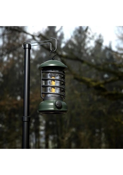 Madfox Vintage Glamping Kamp Lambası 300 Lümen Yeşil