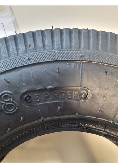 Maruti Tyresset 400-8 Tt(tubetype) Sepet/küçük Römork Lastiği+ Iç Lastiği