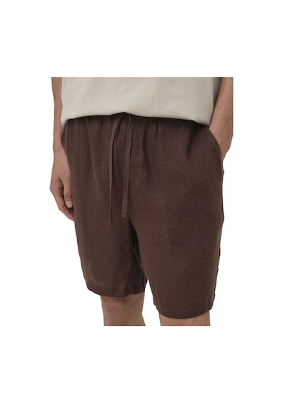 Only & Sons Onslaurence Lınen Blend Shorts Noos Erkek Kahverengi Şort - 22036246