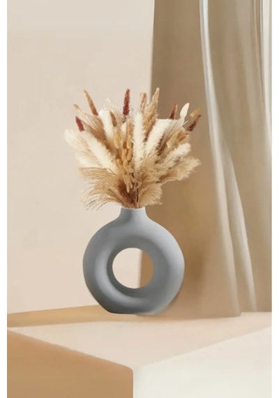 İskandinav Tarzı Bohem 12 Cm Vazo Pinterest Pampas Vazosu Dekoratif Salon Aksesuarı Masa Süsü Diğer