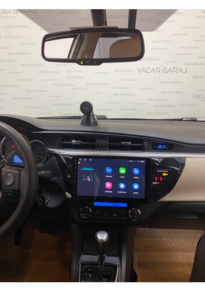 Toyota Corolla 2013-15 10" Uyumlu Androıd Multimedya Gerçek 2/32 Kablosuz Carplay Geri Görüş Kameralı 10"