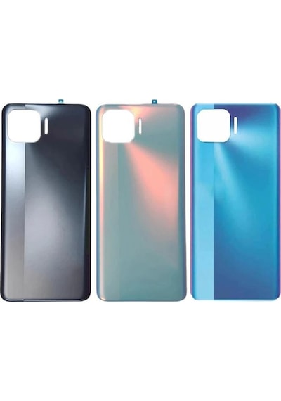 Oppo Reno 4 Lite İle Uyumlu Arka Pil Kapak Mavi
