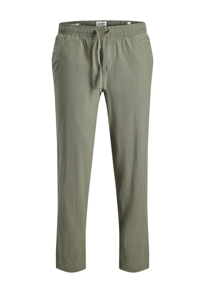 Jack & Jones Erkek Keten Karisimli Chino Pantolon - Ace - 12229699 Agave Green