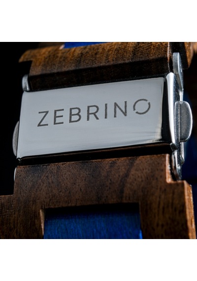 Zebrino Zbr-kn-bl Kineto Wood Blue Ahşap Erkek Kol Saati 45 Mm
