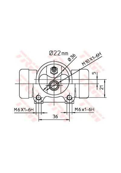 Trw Bwh392 Fren Sılındırı Sag Kangoo 1,9D-1,5 22,2Mm
