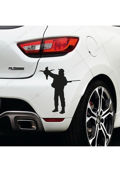 Hunter Avcı Sticker Ördek Avı Sticker Araba Sticker