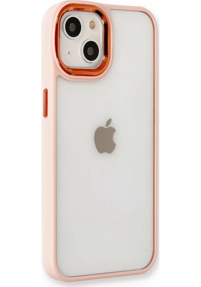 Newface Apple iPhone Uyumlu  14 Plus Kılıf Dora Kapak - Pudra