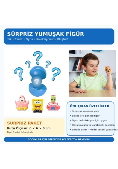 Sürpriz Figür Paketi 5'li Set Eğlenceli Oyun