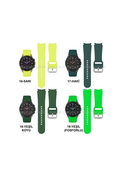 Samsung Galaxy Uyumlu Watch 4 Kordon 40-42-44-46 Mm Pim Tasarımı
