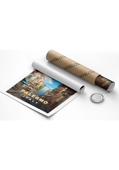 Çerçevesiz Poster Palermo'nun Büyüleyici Sokakları