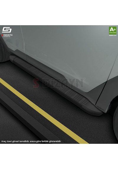 S-dizayn Fiat Doblo 3 S-line Siyah Yan Basamak 203 Cm 2023 Üzeri