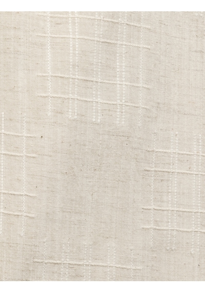 Koton Cepli Dokulu Yüksek Bel Viskon - Keten Karışımlı Pantolon Ekru 5sak40148pw Ekru