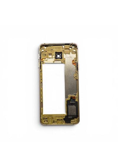 Samsung A310 Kasa Samsung Galaxy Uyumlu A3 2016 Gold Renk Orta Kasa Çıtalı On Off Ses Tuş Bordu Buzzer Hoparlör Kamera Lens