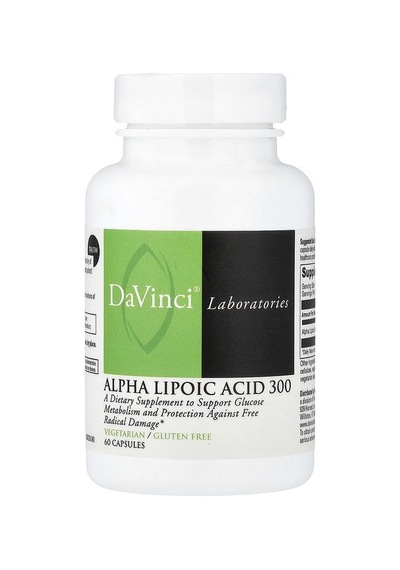Davinci Laboratories, Alpha Lipoic Acid 300, 60 Capsules 300 Mg Per Capsule