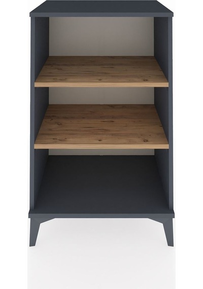 Hyperion Komodin 2 Raflı 60x44x96 Antrasit-çam Antrasit