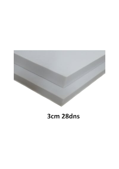 Izenticaret Espol 3Cm 28D Sert Sünger Sandalye Minderi, Bebek Beşik Koruma