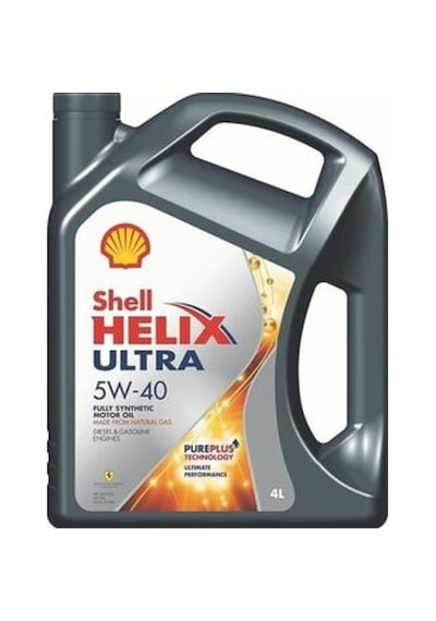 Shell Helix Ultra 5W-40 Pure Plus Tam Sentetik Motor Yağı 4 L