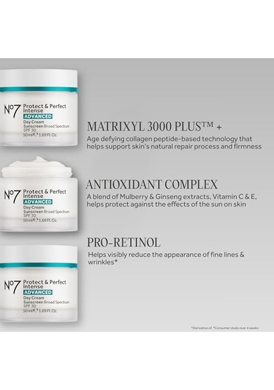 Boots No7 Protect And Perfect Intense Advanced Gündüz Kremi Lsf 30, 50 Ml