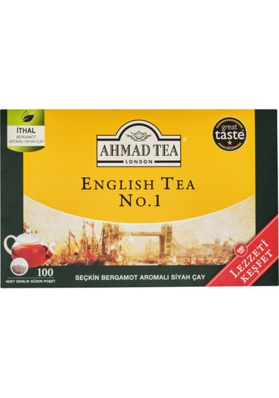Ahmad Tea Eng Tea N01 100x3,2 Gr Demlk Poşet Çay X 6 Adet