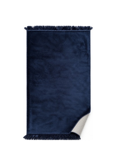 Düz Velur Kadife Seccade 70x110 Cm Lacivert